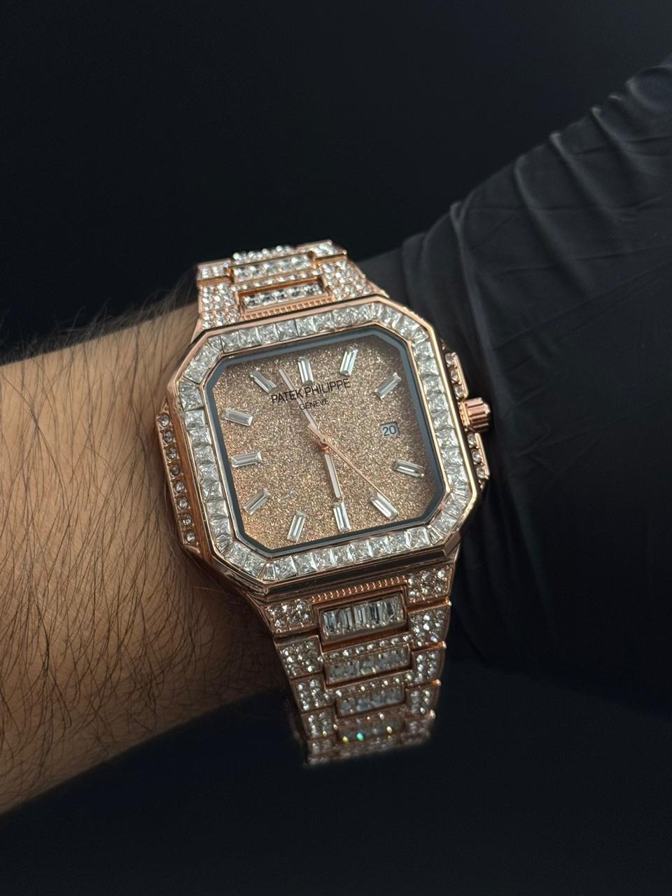 Patk Metalico Oro Rosa Tablero Oro Rosa