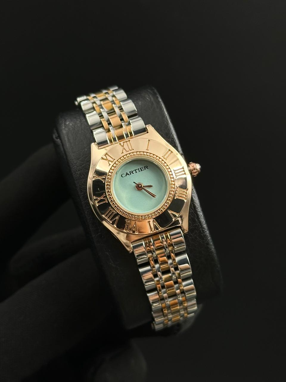 Crtr Rd Mujer Bicolor Oro Rosa Tablero Verdoso