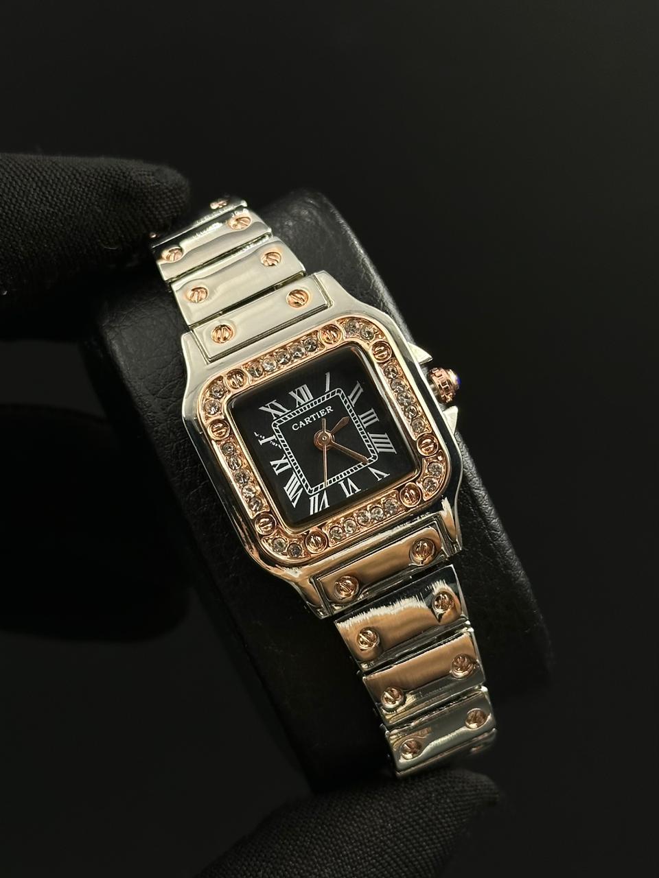 Crtr Rm Mujer Bicolor Oro Rosa Tablero Negro