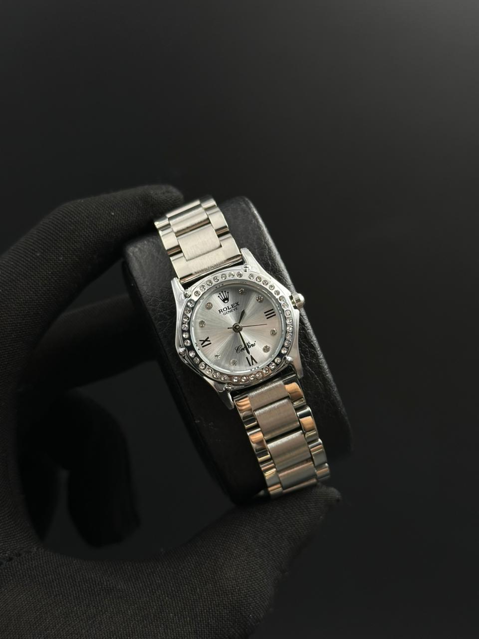 Rlx Mujer Plateado Tablero Plateado