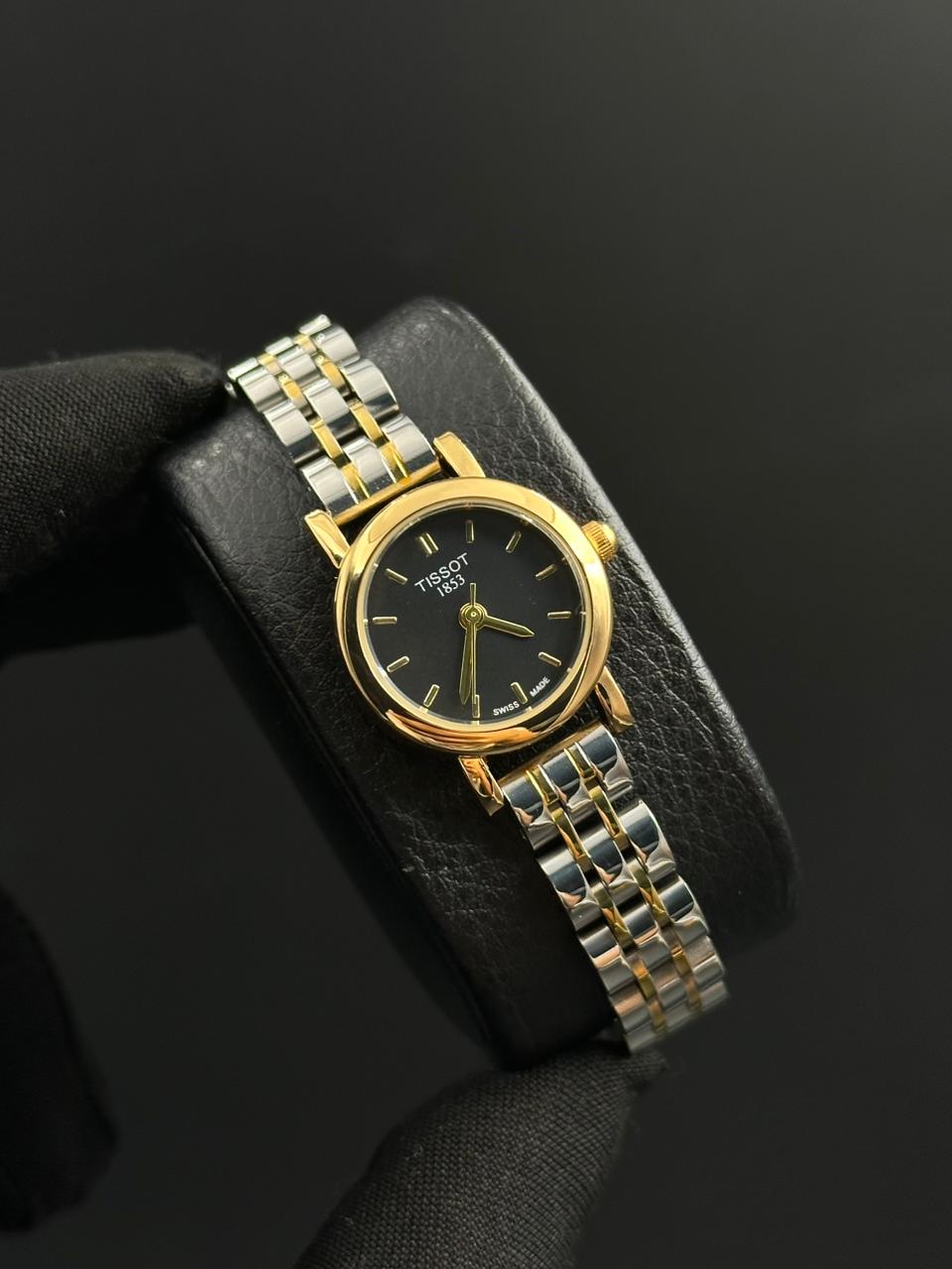 Tsst Mujer Bicolor Dorado Tablero Negro