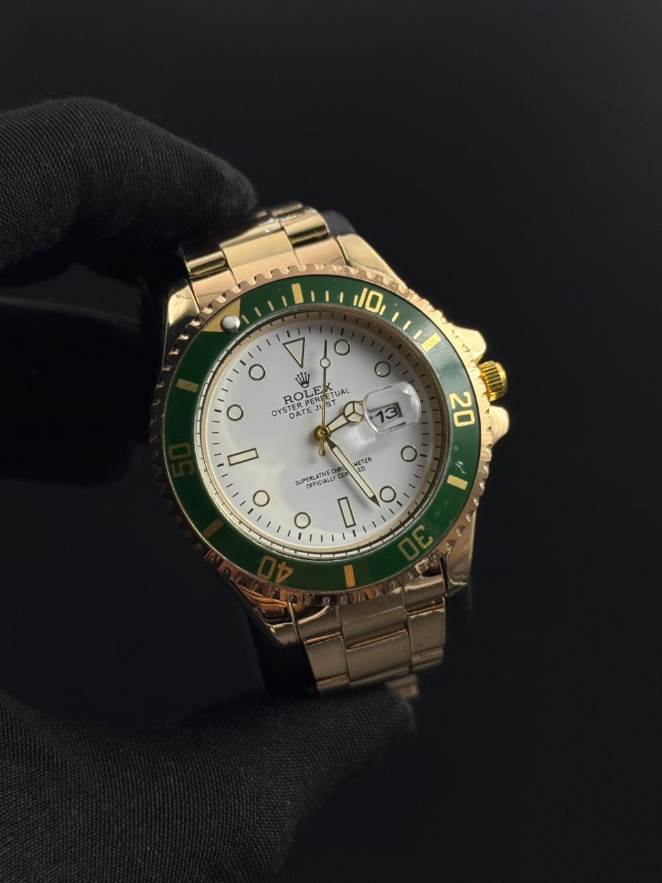 Rlx Plus New Dorado Tablero Blanco Bisel Verde