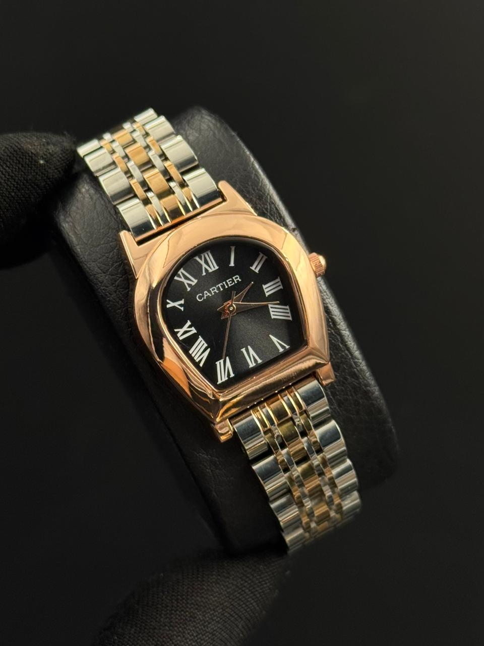 Crtr Mujer Bicolor Dorado Tablero Negro