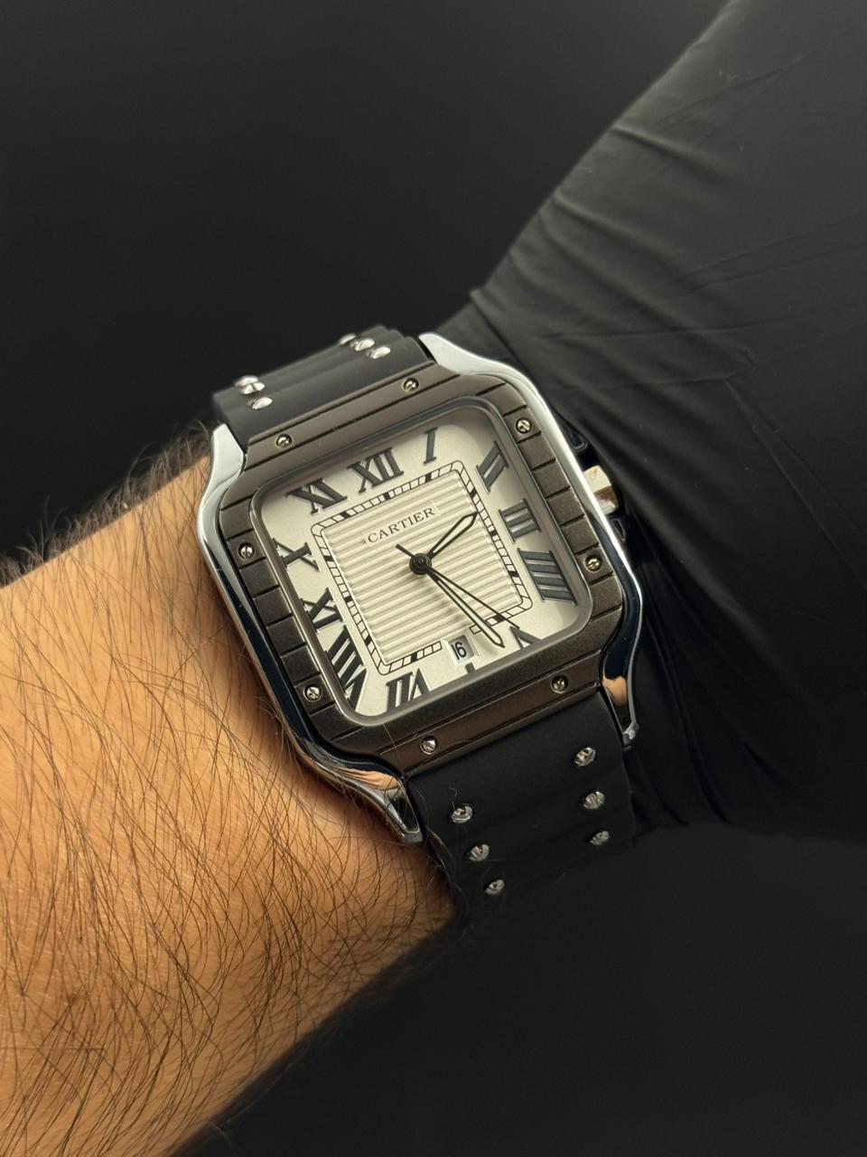 Crtr Santos Goma Negra Tablero Blanco Negro