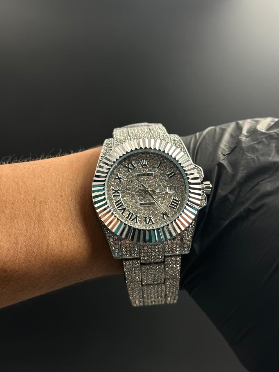 Rlx Cubano Roman Plateado Tablero Plateado