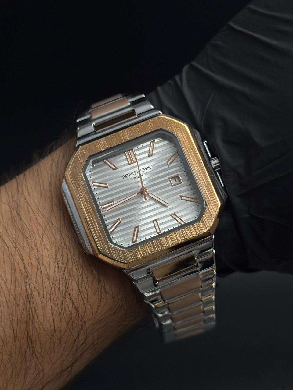 Ptk New Bicolor Oro Rosa Tablero Plateado