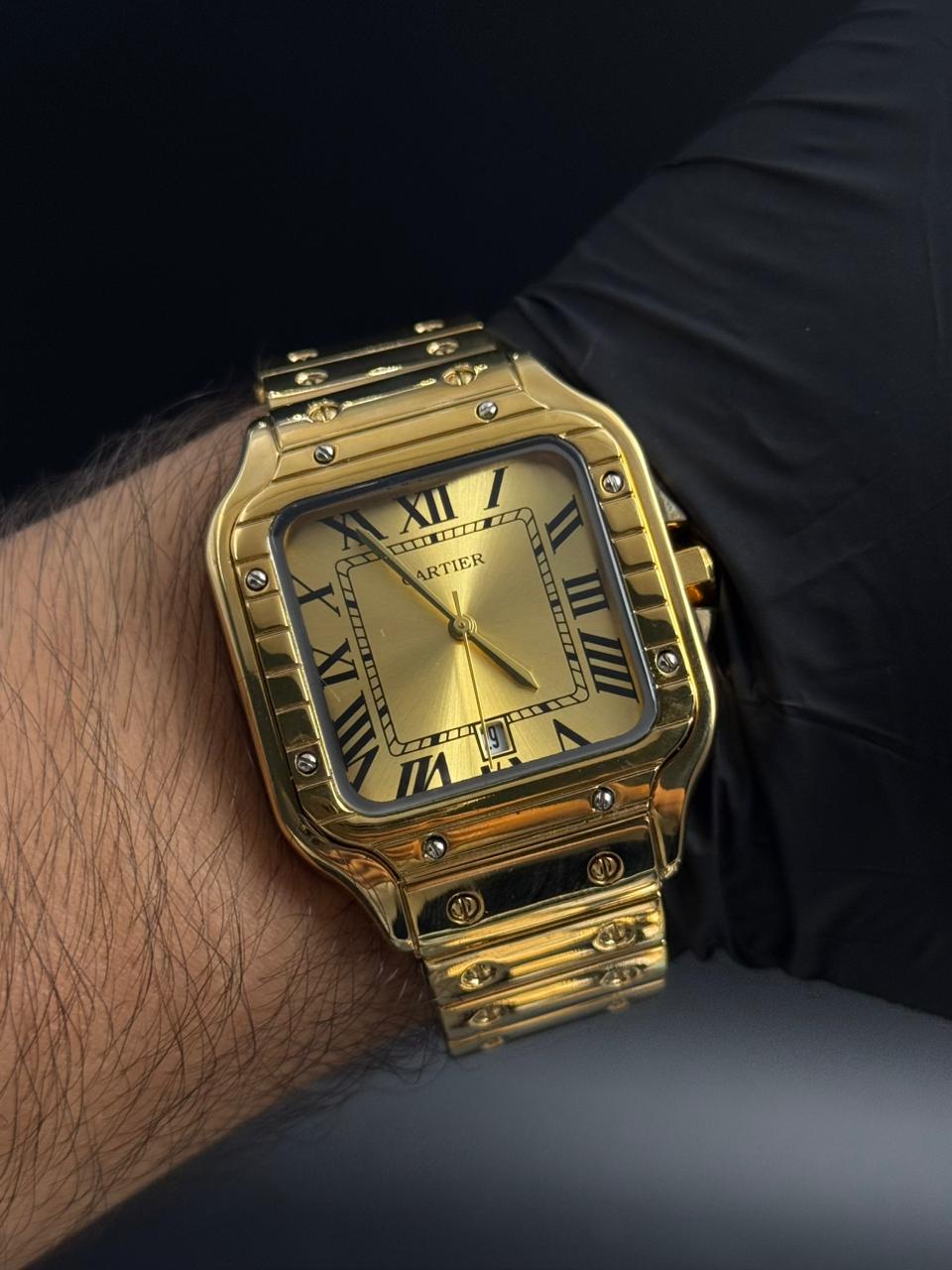 Crtr Santos Metalico Dorado Tablero Dorado