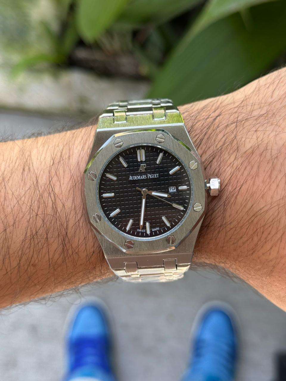 Admrs Metalico Liso Plateado Tablero Negro