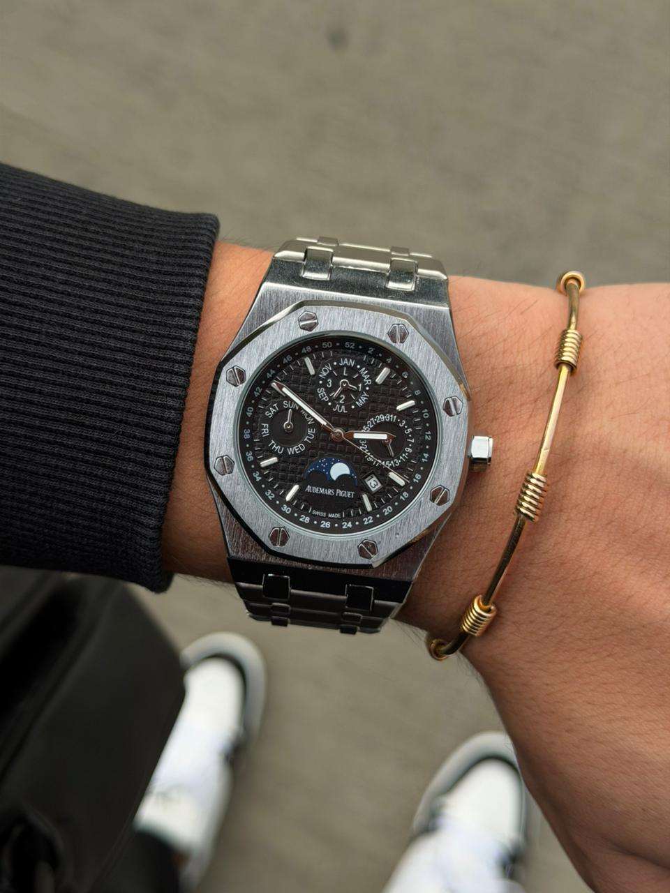 Admrs Metalico Plateado Tablero Negro