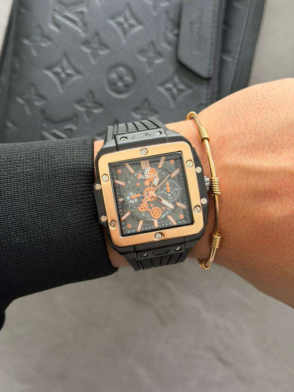 Hblt 2026 Goma Negra Tablero Negro Oro Rosa Negro