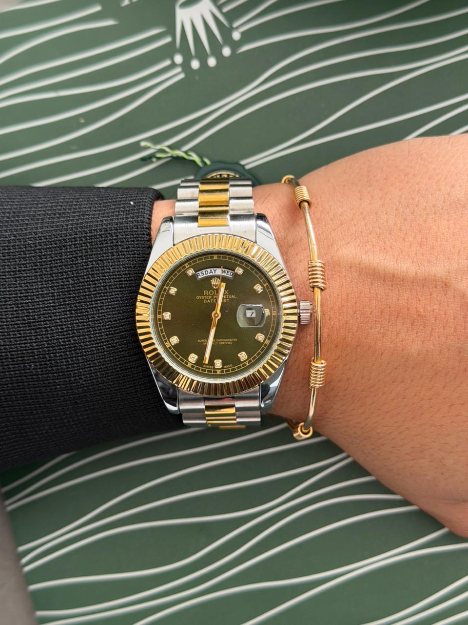 Rlx Diamond 2026 Bicolor Dorado Tablero Cafe