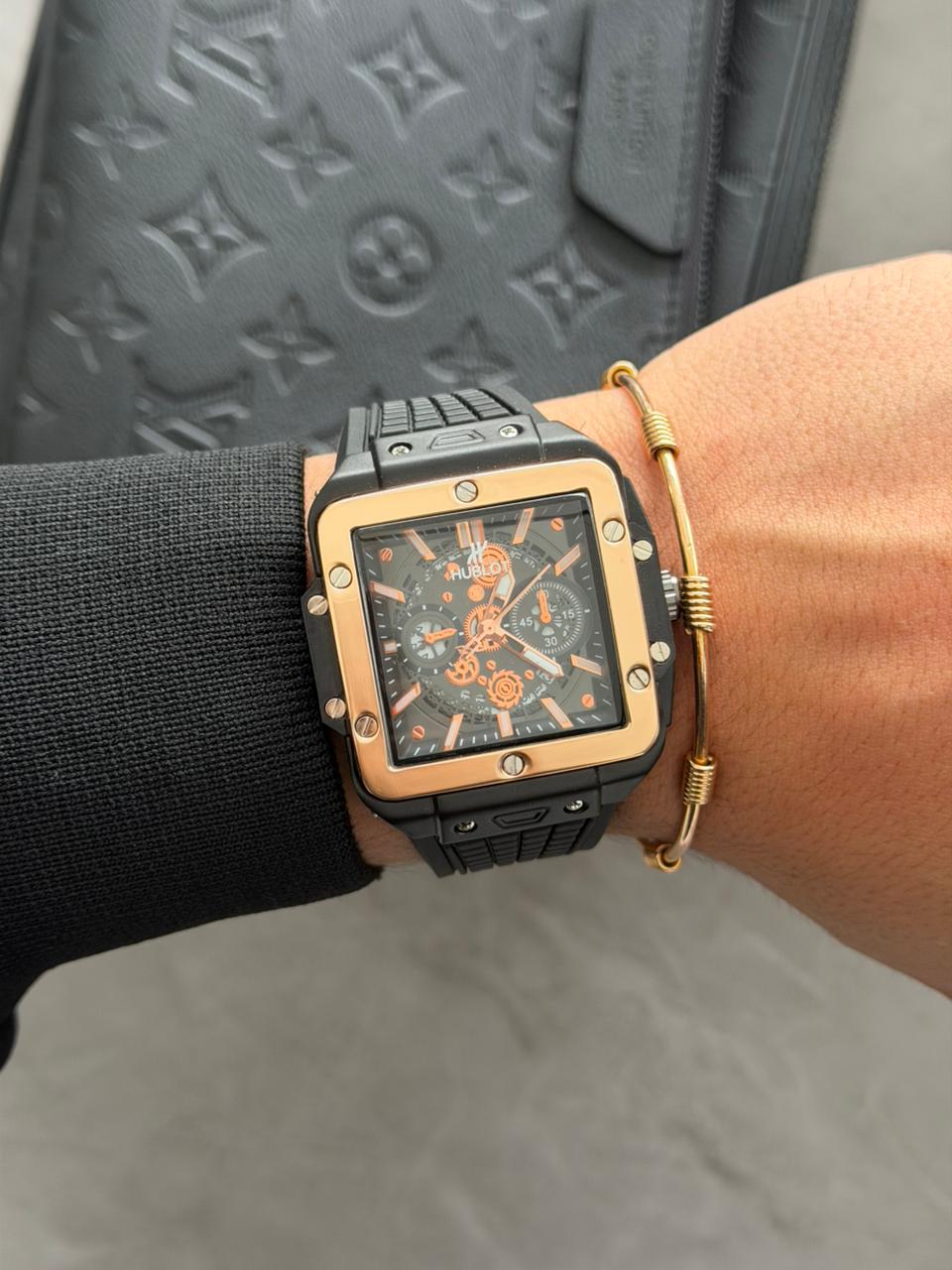 Hblt 2026 Goma Negra Tablero Negro Oro Rosa Negro