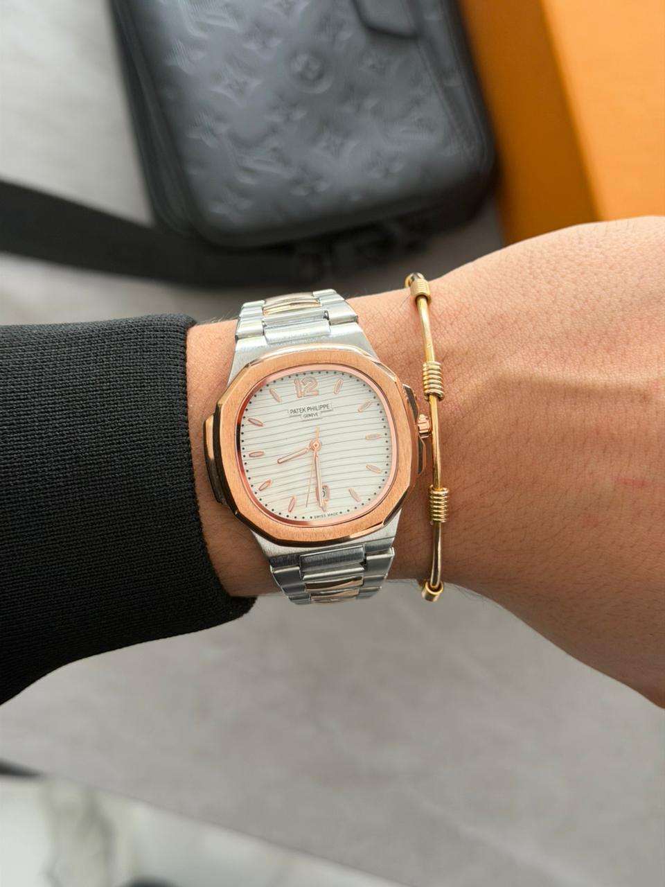 Ptk 2026 Bicolor Oro Rosa Tablero Blanco