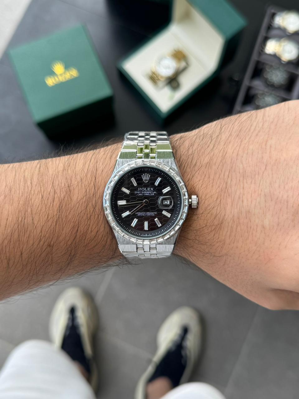 Rlx Diamons Sr Plateado Tablero Negro