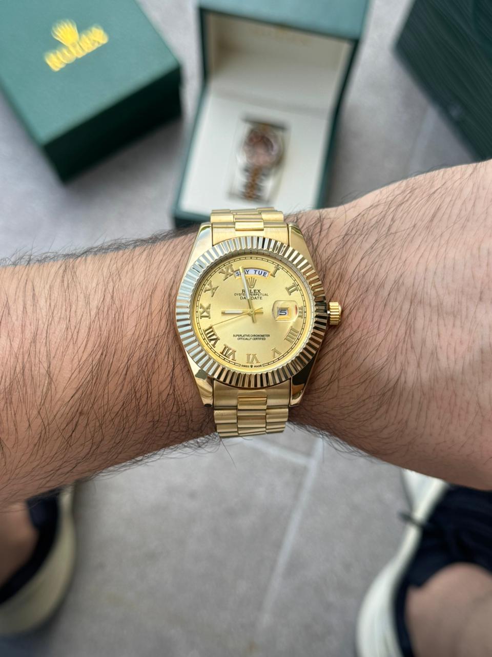 Rlx Roman Dorado Tablero Dorado