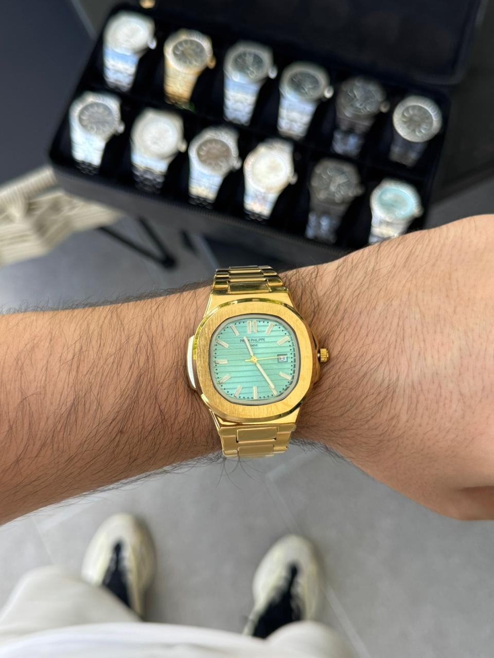 Ptk 2 Dorado Tablero Verde Claro