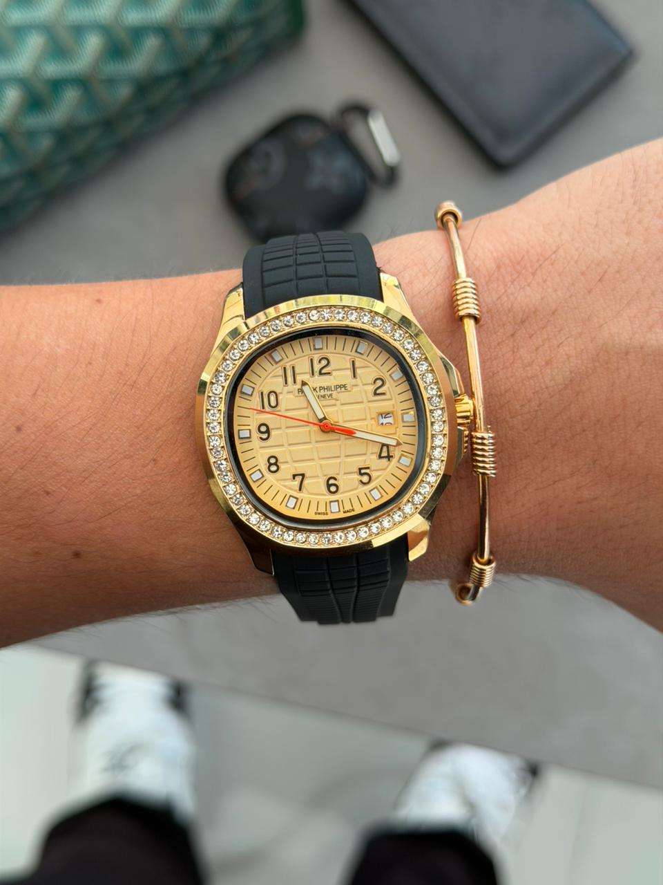 Ptk Circones Goma Negra Tablero Dorado