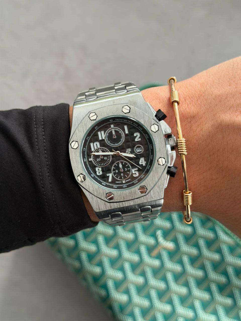 Admrs Metalico 2026 Plateado Tablero Negro