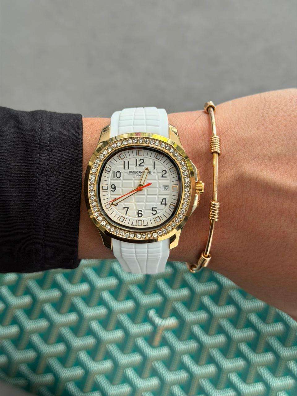 Ptk Circones Goma Blanca Tablero Blanco Dorado
