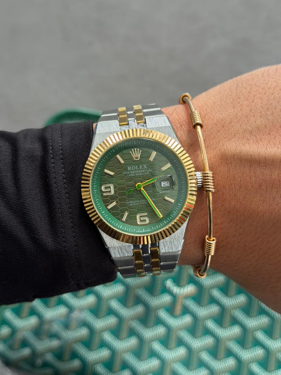 Rlx Luxe Bicolor Dorado Tablero Verde