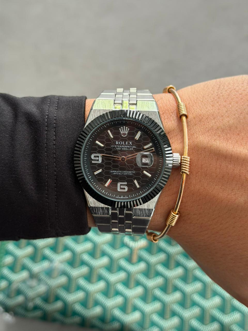 Rlx Luxe Plateado Tablero Negro