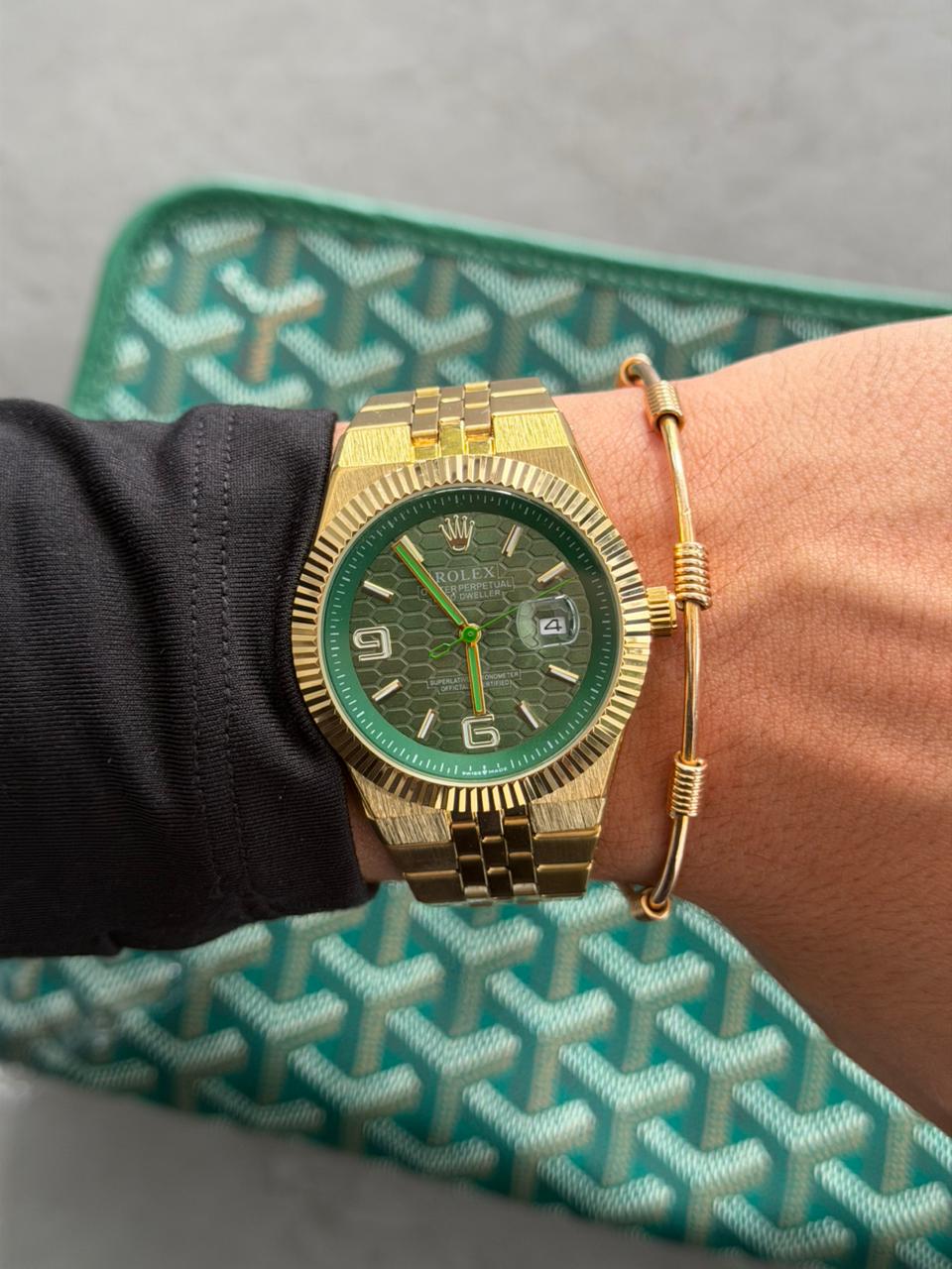 Rlx Luxe Dorado Tablero Verde