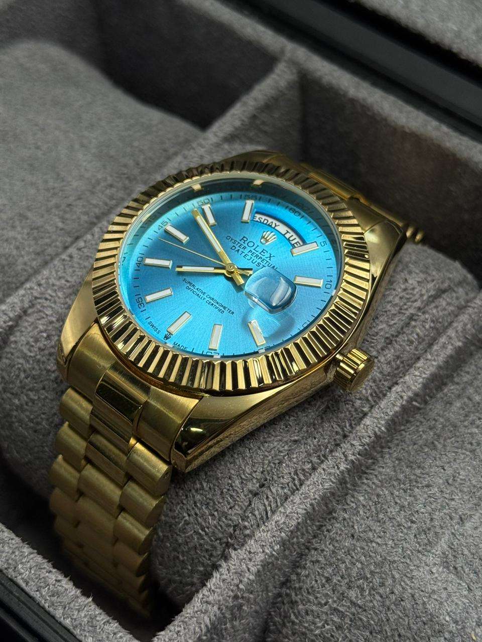 Rlx RSP Dorado Tablero Azul