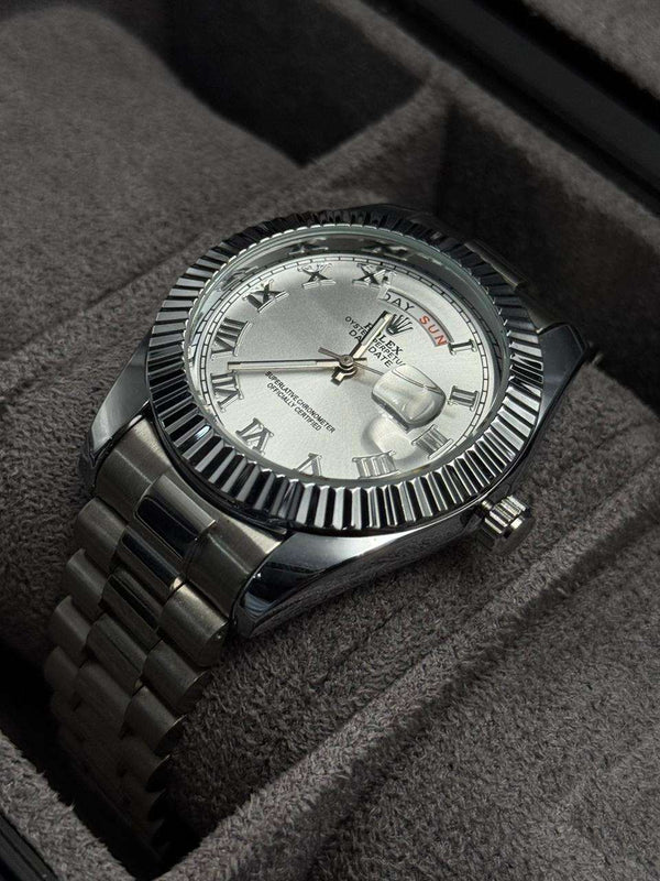 Rlx Roman Plateado Tablero Plateado