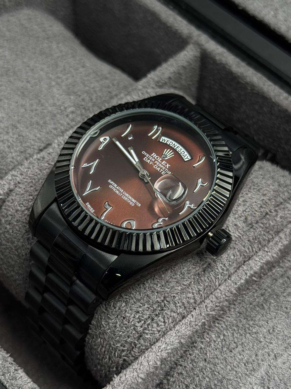 Rlx Arabe Negro Tablero Rojo