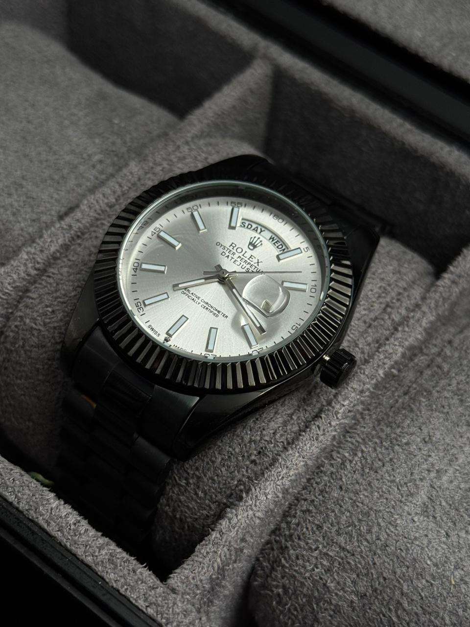 Rlx RSP Negro Tablero Plateado
