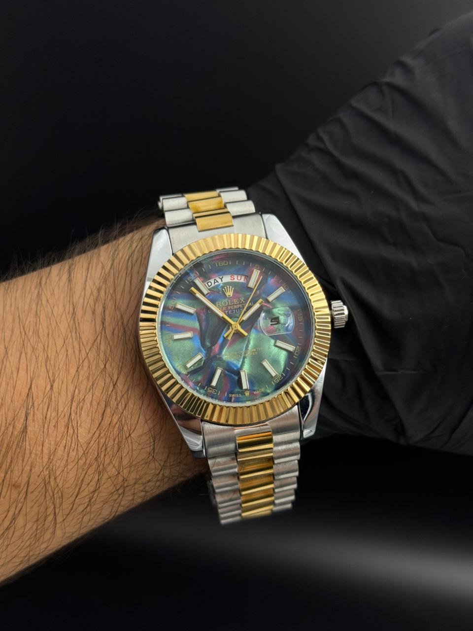 Rlx RSP Bicolor Dorado Tablero Tornasol Azul