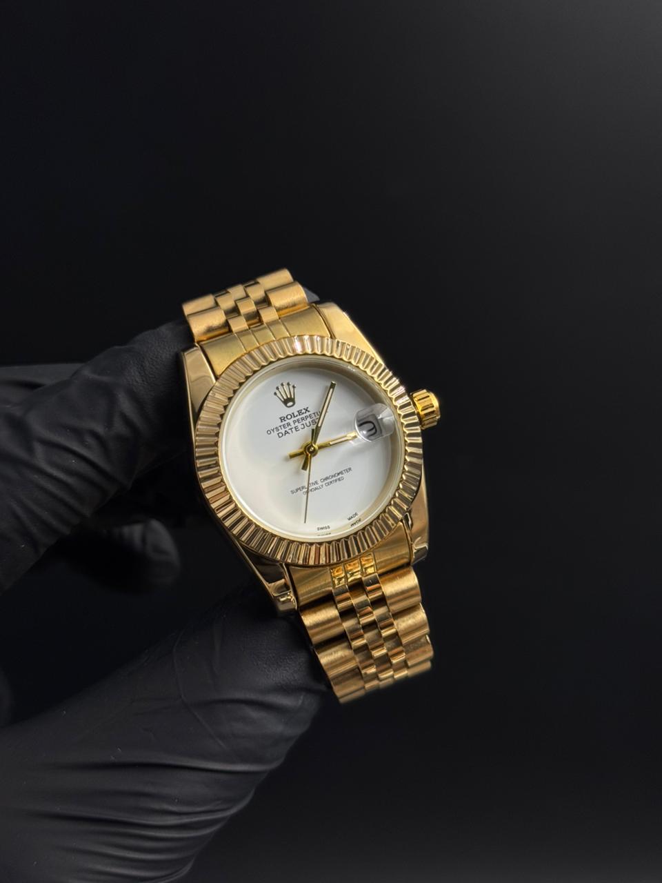 Rlx Day Mujer Dorado Tablero Blanco