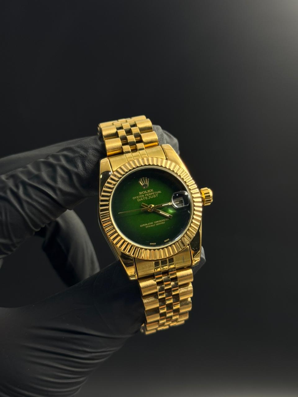 Rlx Day Mujer Dorado Tablero Verde