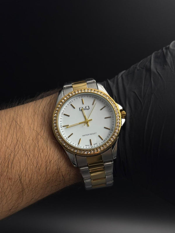 QYQ Plano Diamond Bicolor Dorado Tablero Blanco