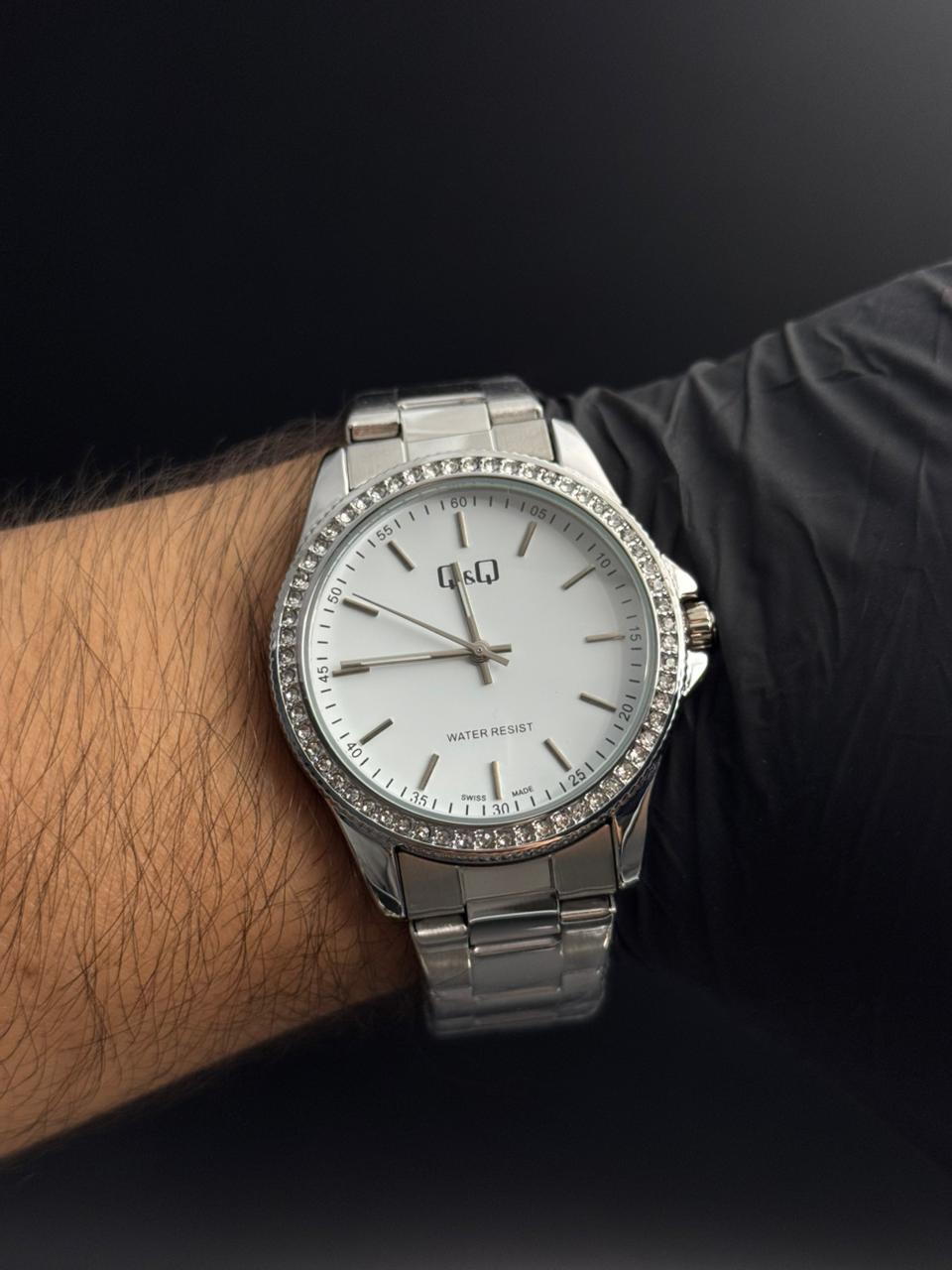 QYQ Plano Diamond Plateado Tablero Blanco