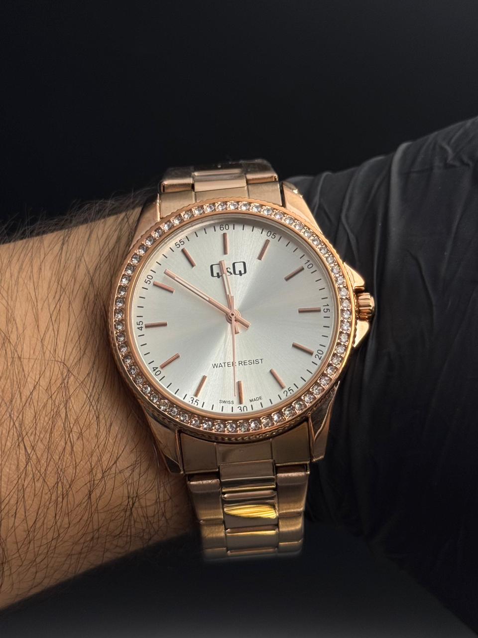 QYQ Plano Diamond Oro Rosa Tablero Plateado