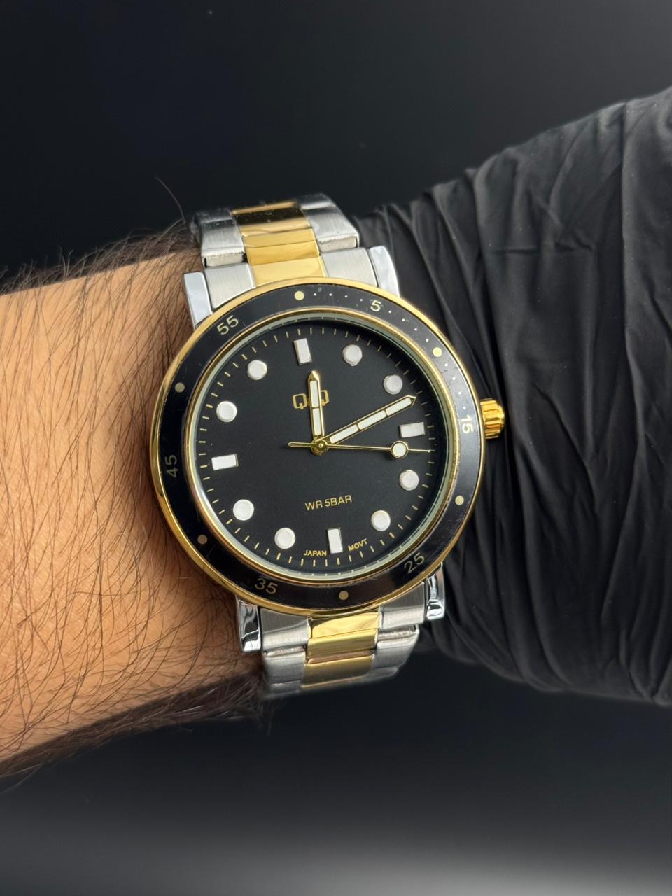 QYQ G14 Bicolor Dorado Tablero Negro Bisel Negro