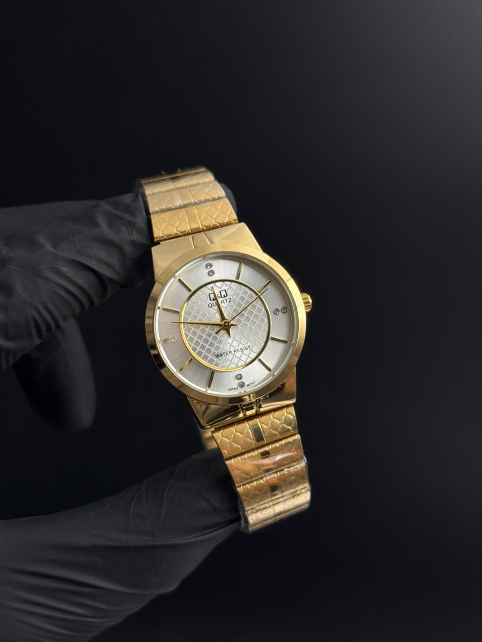 QYQ QT Mujer Dorado Tablero Plateado