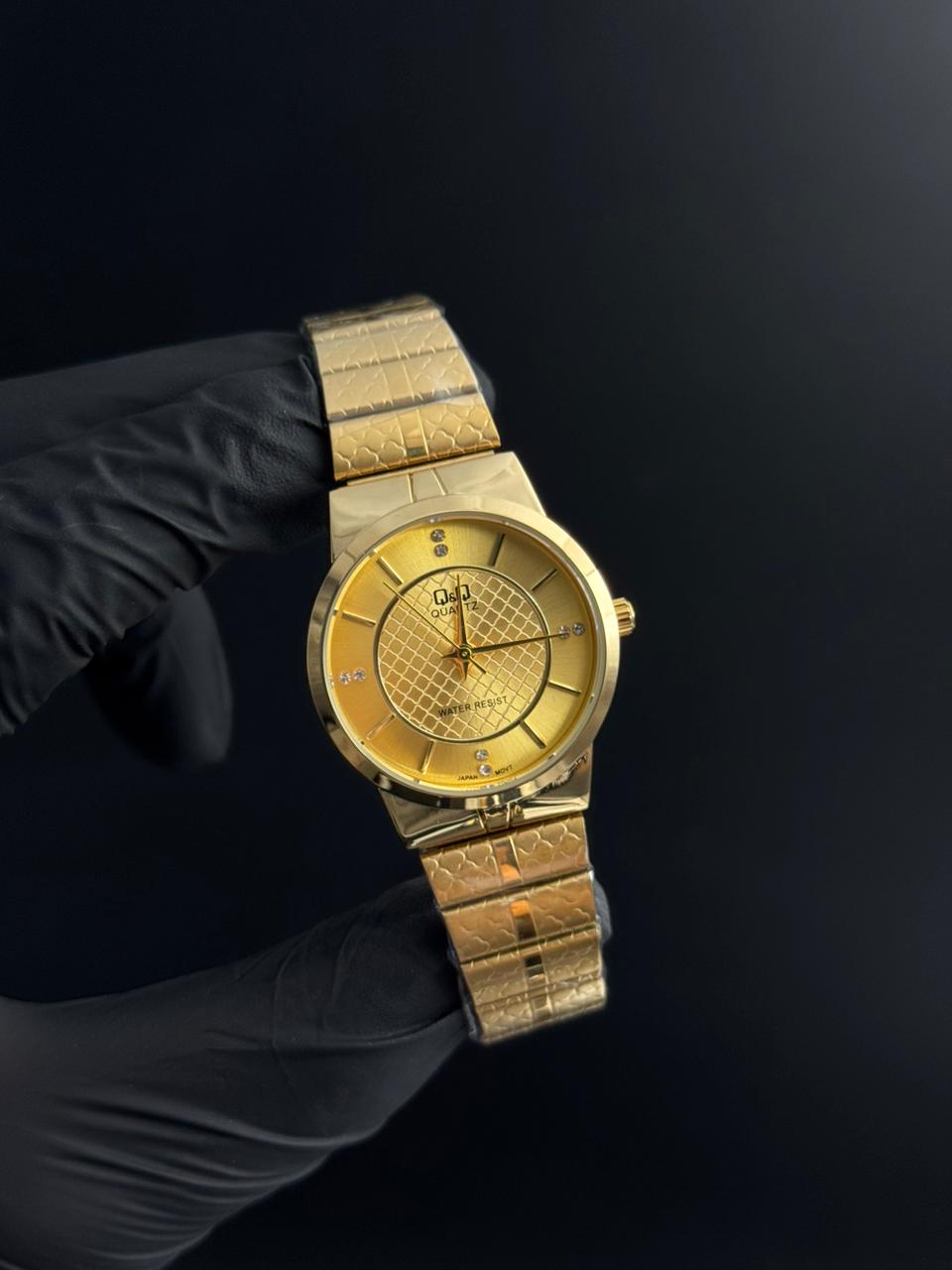 QYQ QT Mujer Dorado Tablero Dorado