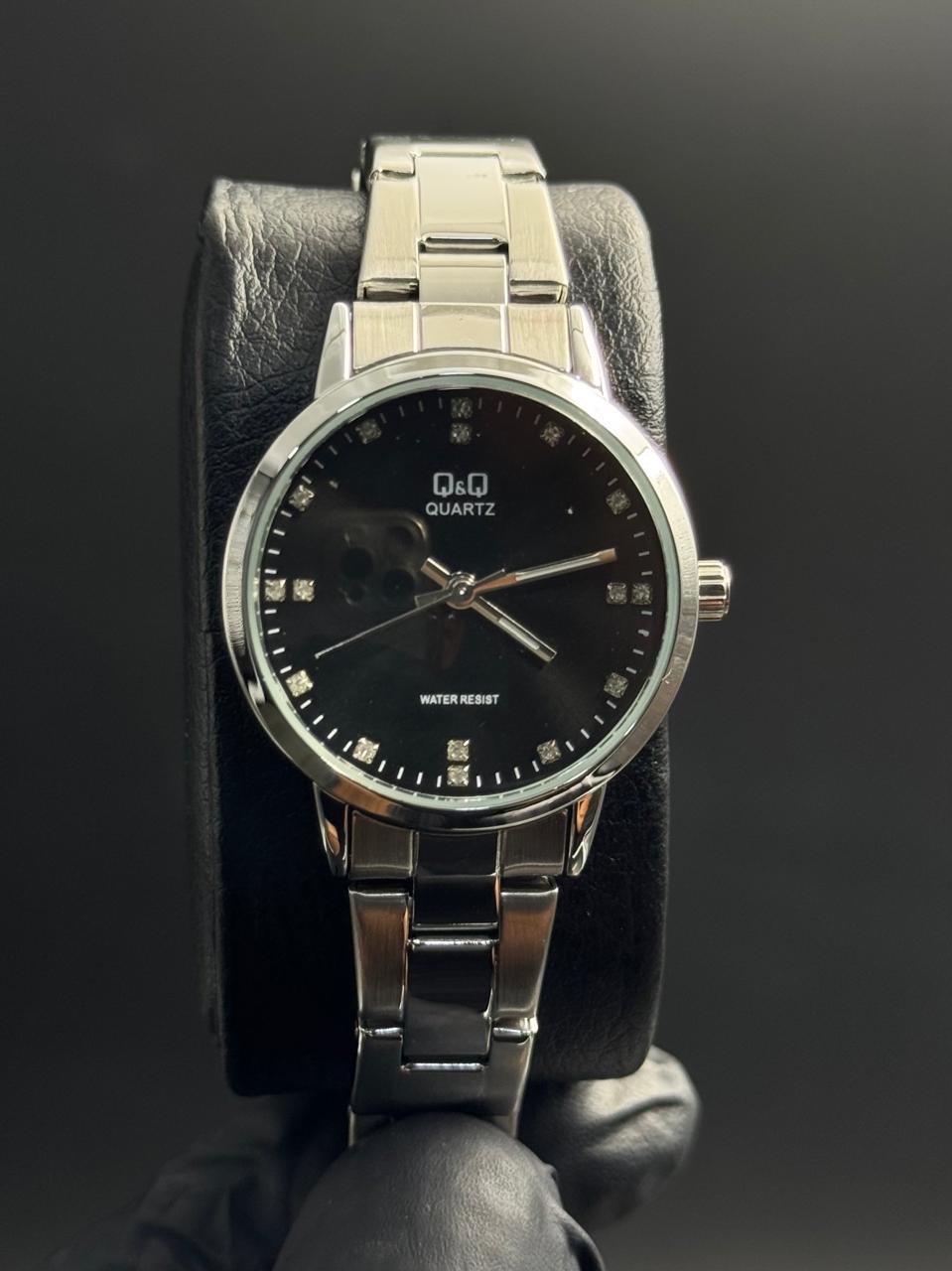 QYQ New Mujer Plateado Tablero Negro