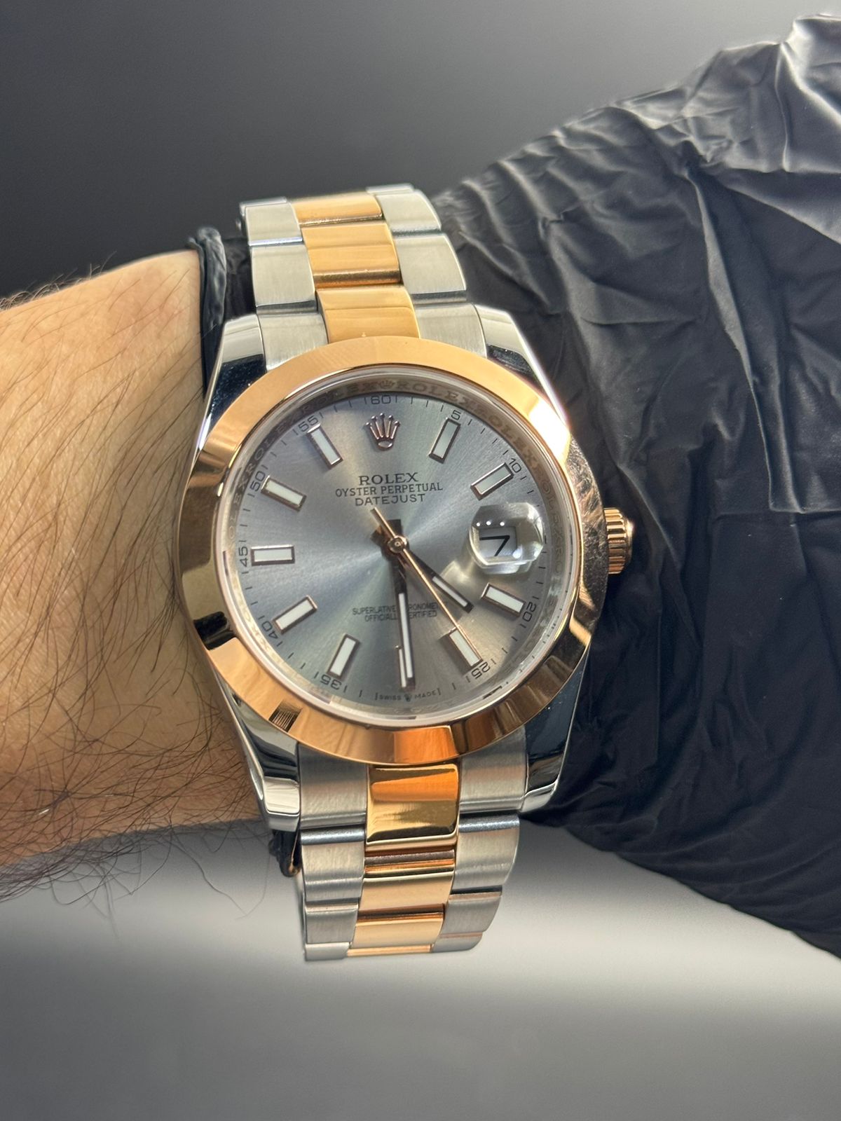 Rlx Luxury Bicolor Dorado Tablero Gris Claro