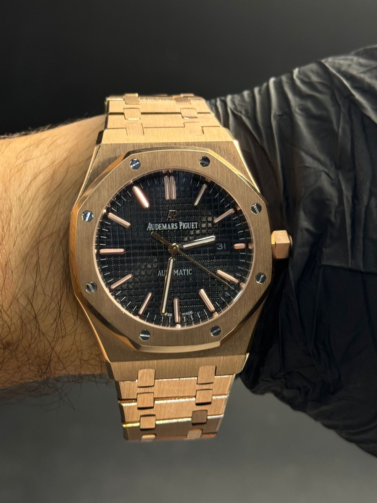 Admrs Luxury Oro Rosa Tablero Negro