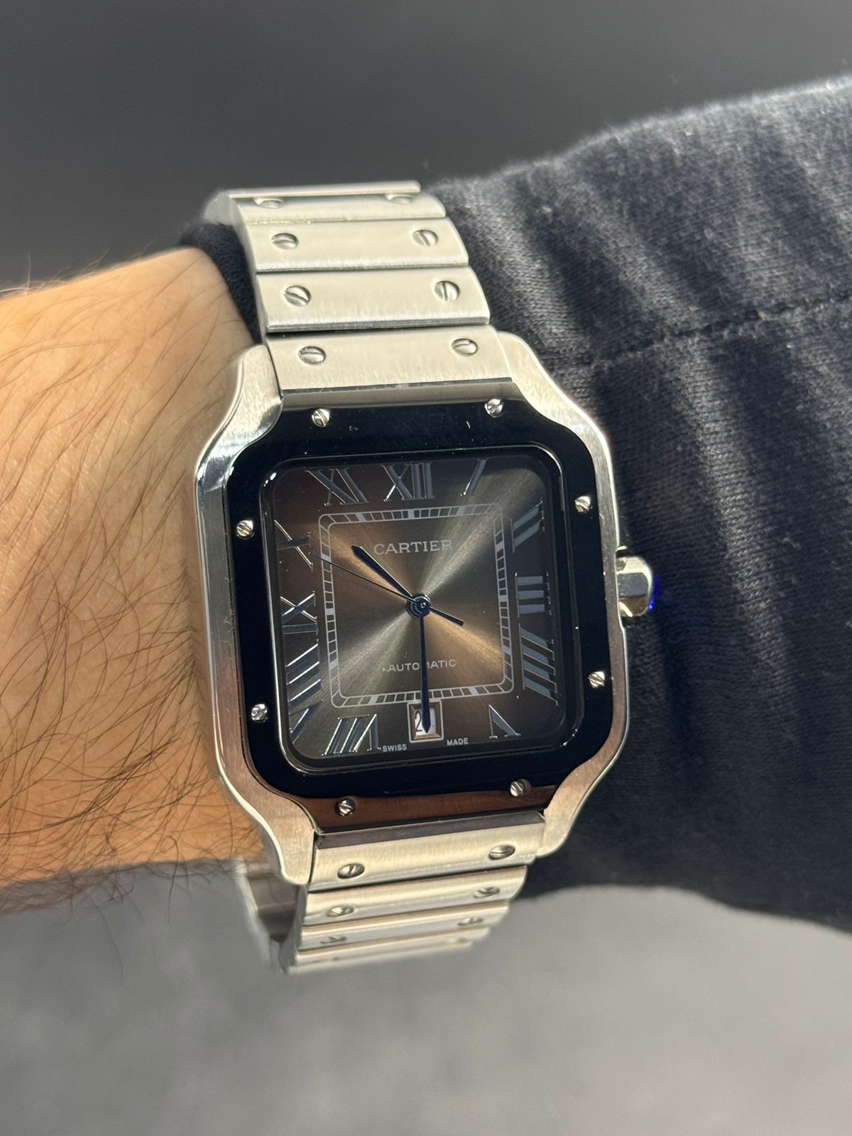 Crtr Luxury Plateado Tablero Cafe Negro