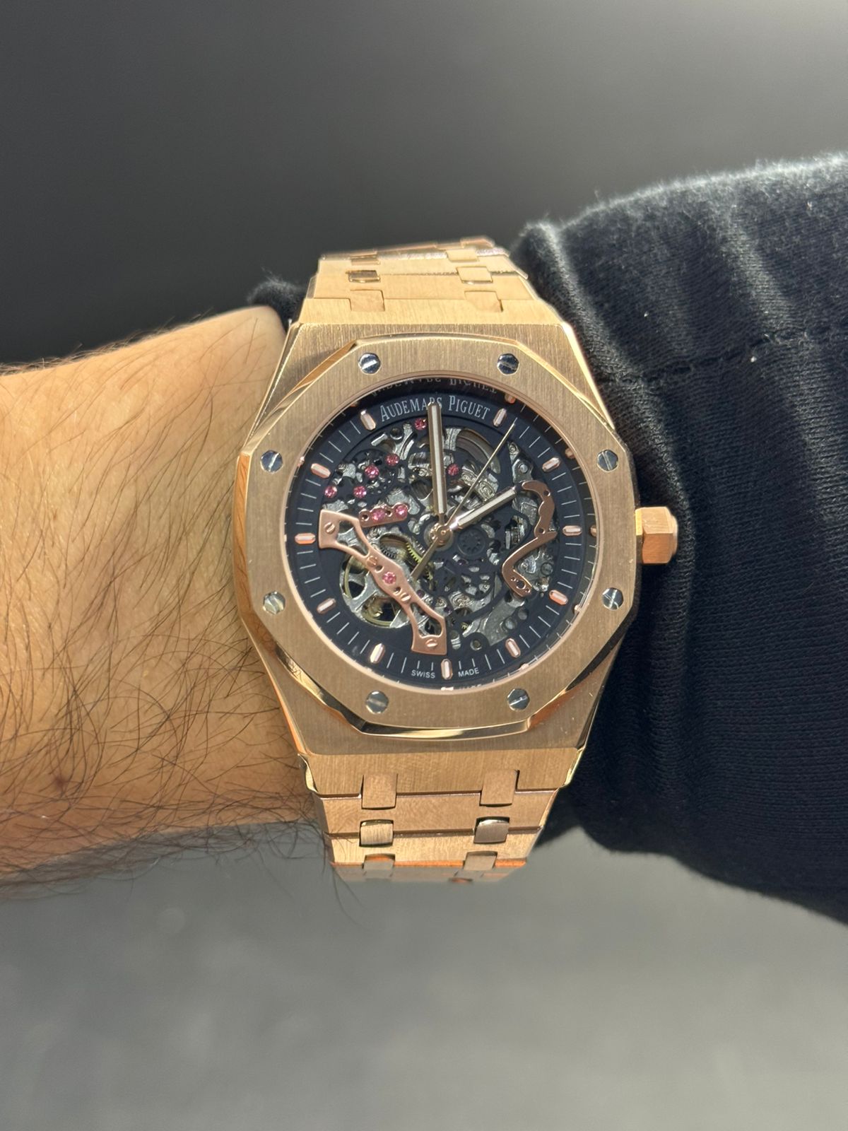 Admrs Luxury Oro Rosa Tablero Negro