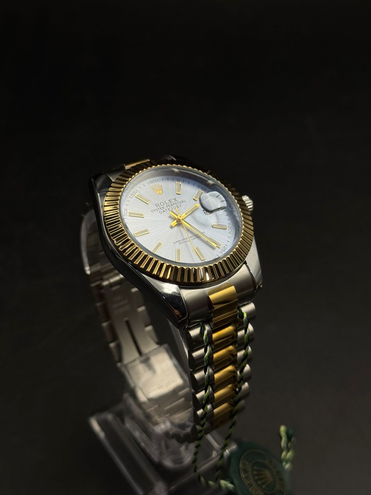 Rlx RSP  Bicolor Dorado Tablero Azul Claro