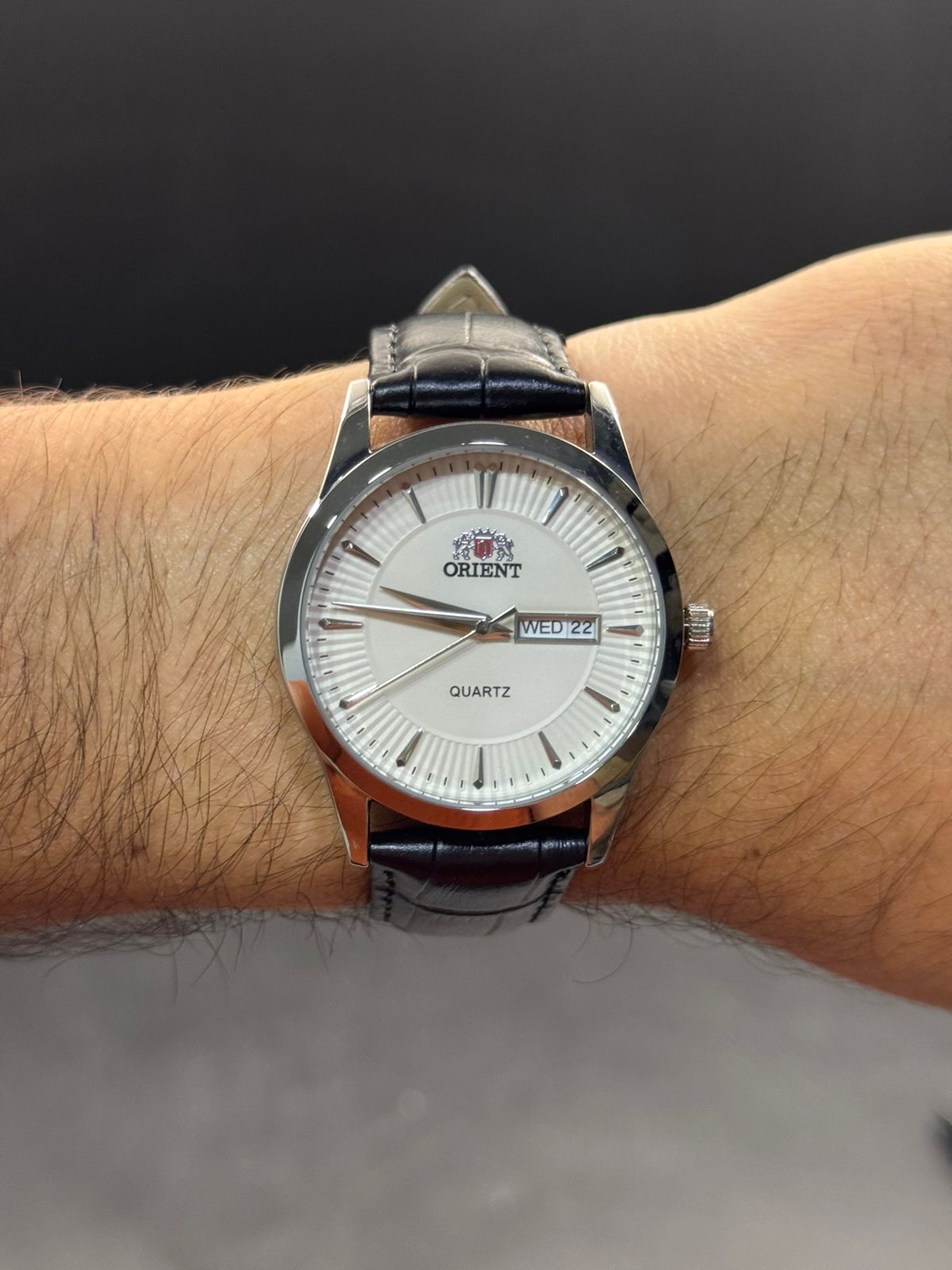 Ornt New Cuero Negro Tablero Blanco Plateado