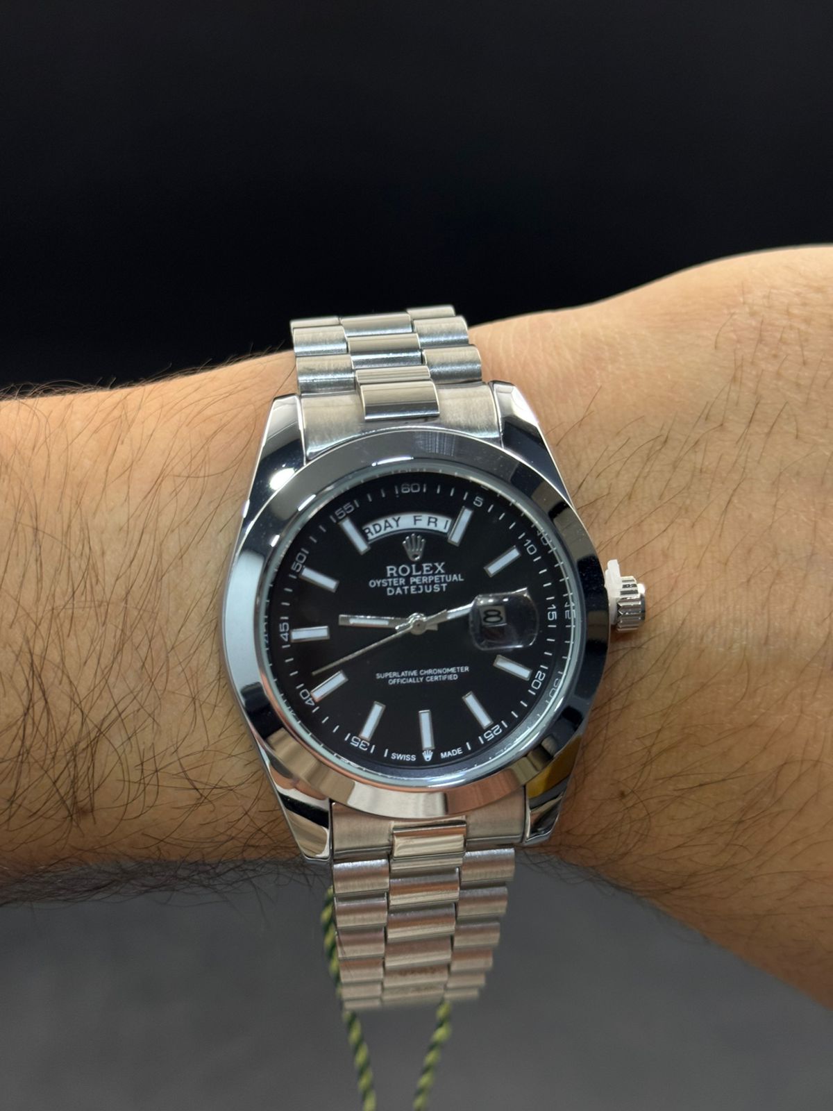 Rlx RSP Liso Plateado Tablero Negro