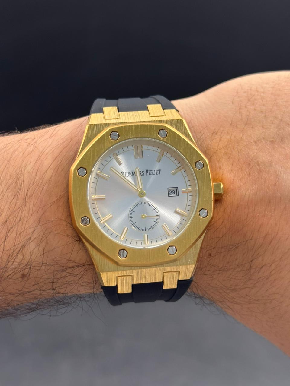 Admrs 2026 Goma Negra Tablero Plateado Dorado