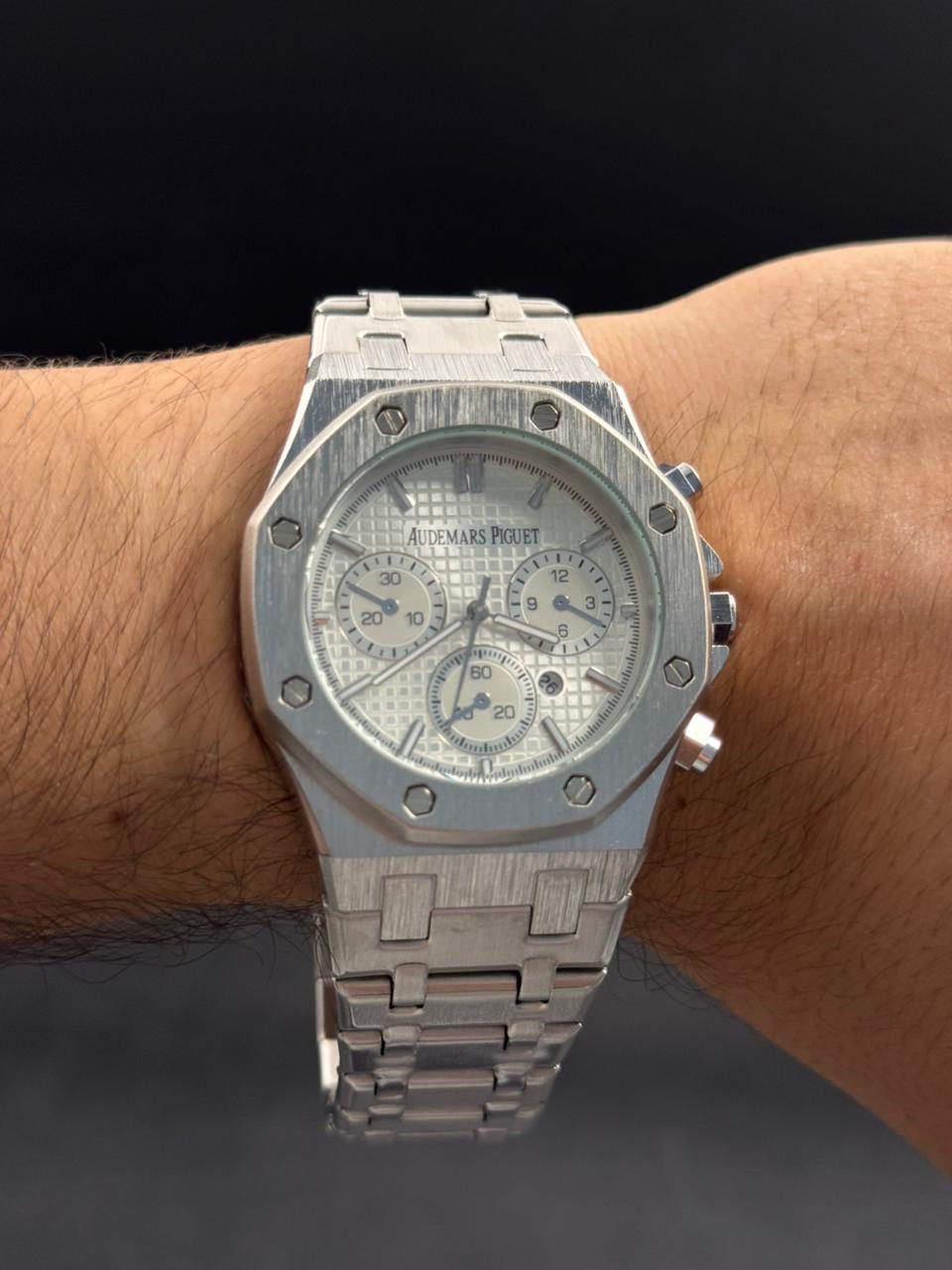 Admrs 2026 Crono Plateado Tablero Blanco