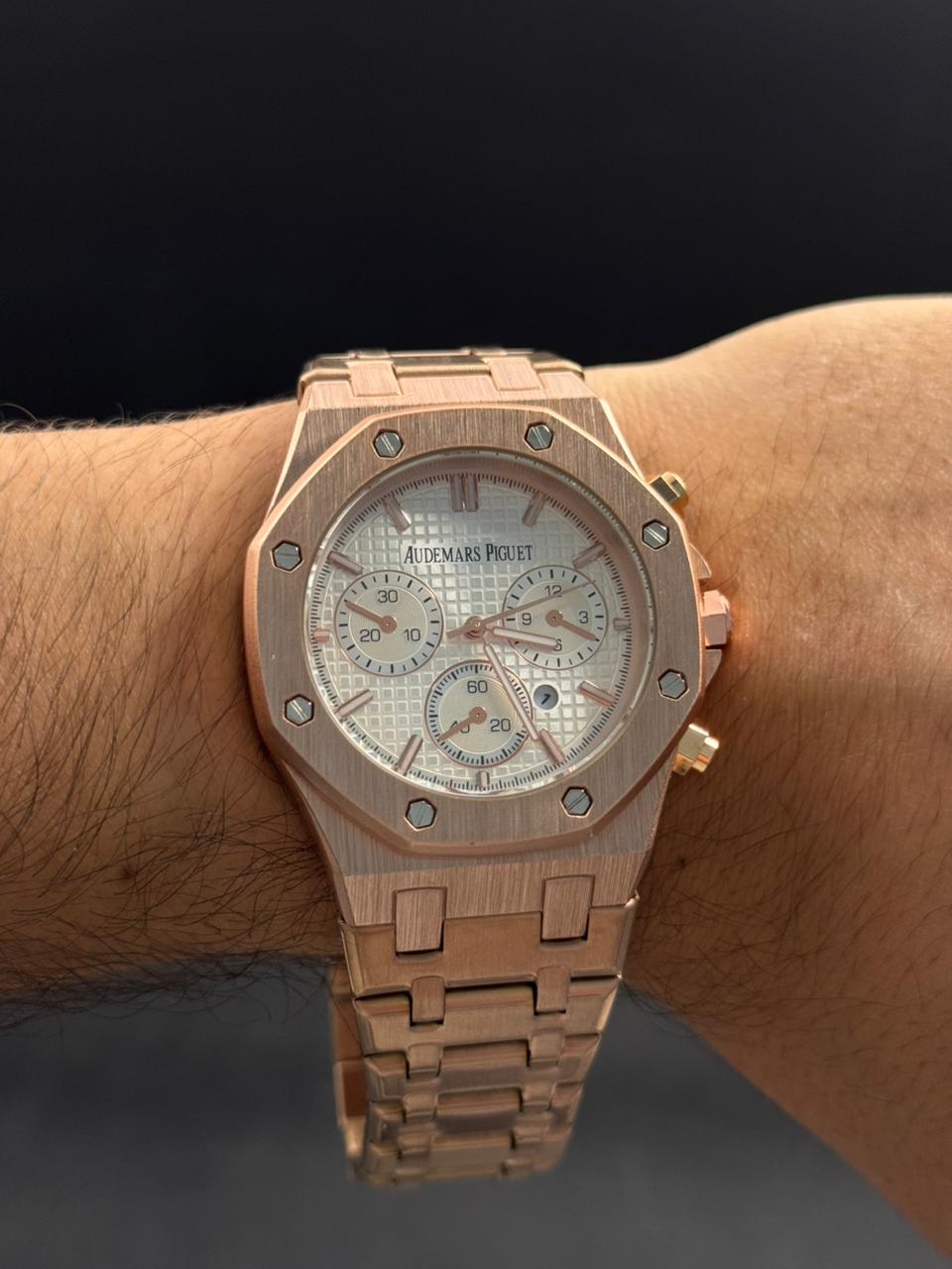 Admrs 2026 Crono Oro Rosa Tablero Blanco